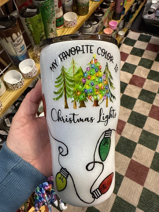 20 oz Christmas Lights