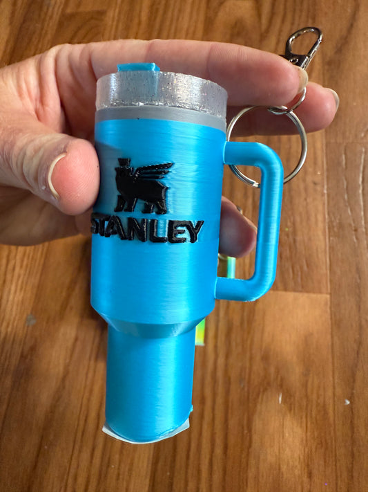 Tumbler/ Chapstick Keychain (Blue)