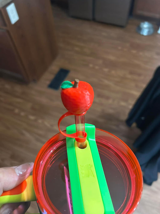 Apple Straw topper
