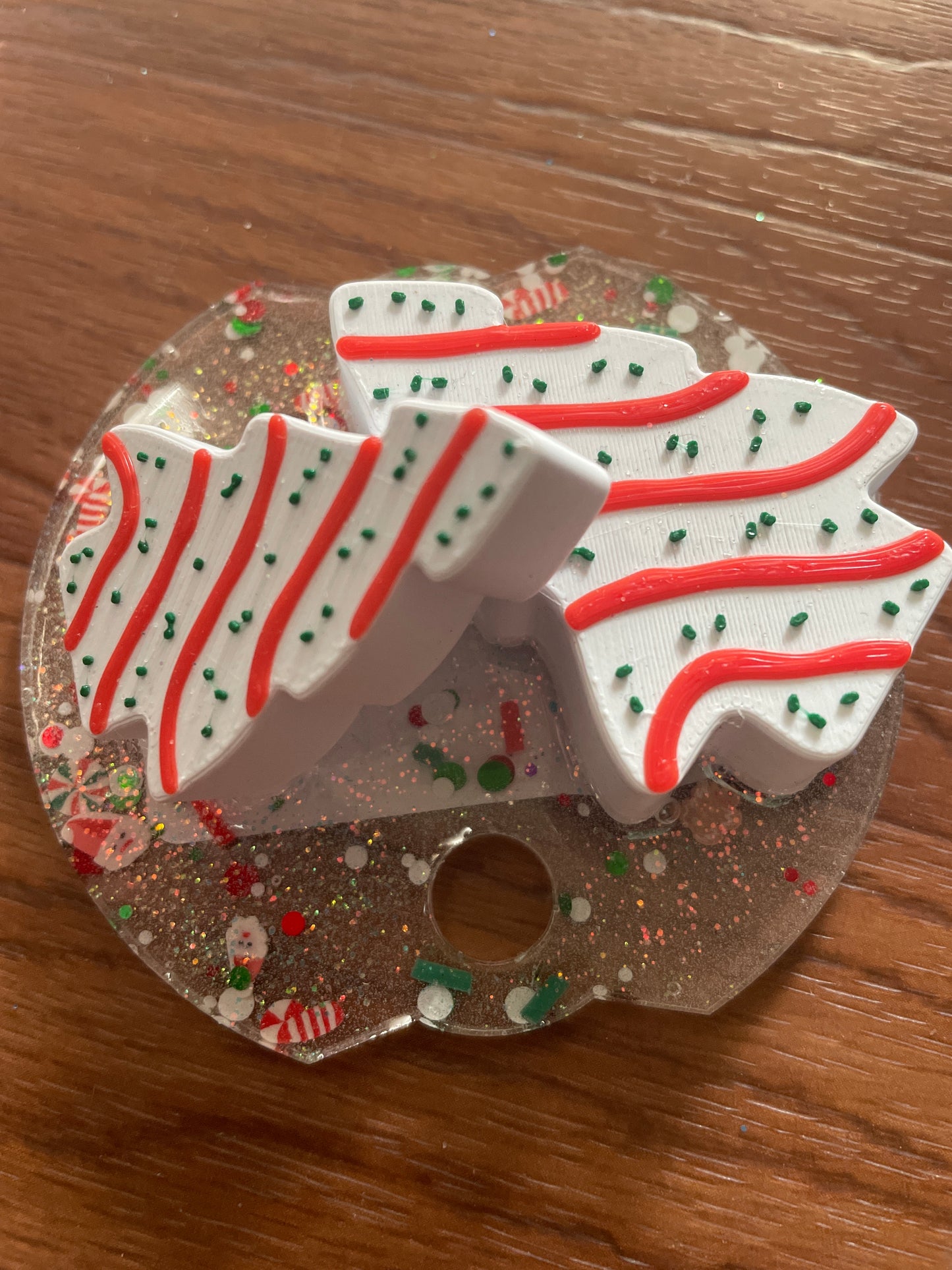 #56- Christmas cakes topper