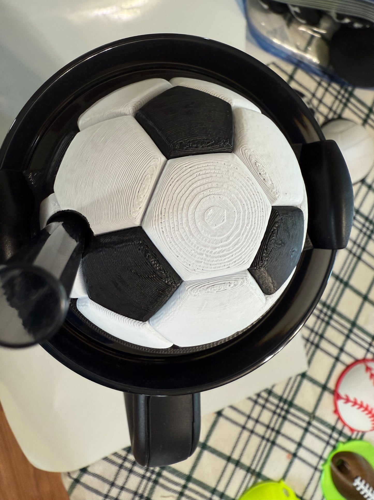 40 oz- 3D- Stanley Topper- SoccerBall