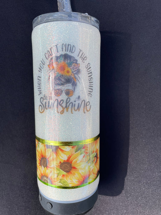 Sunflowers/ Sunshine 20 oz Bluetooth Speaker (B2)