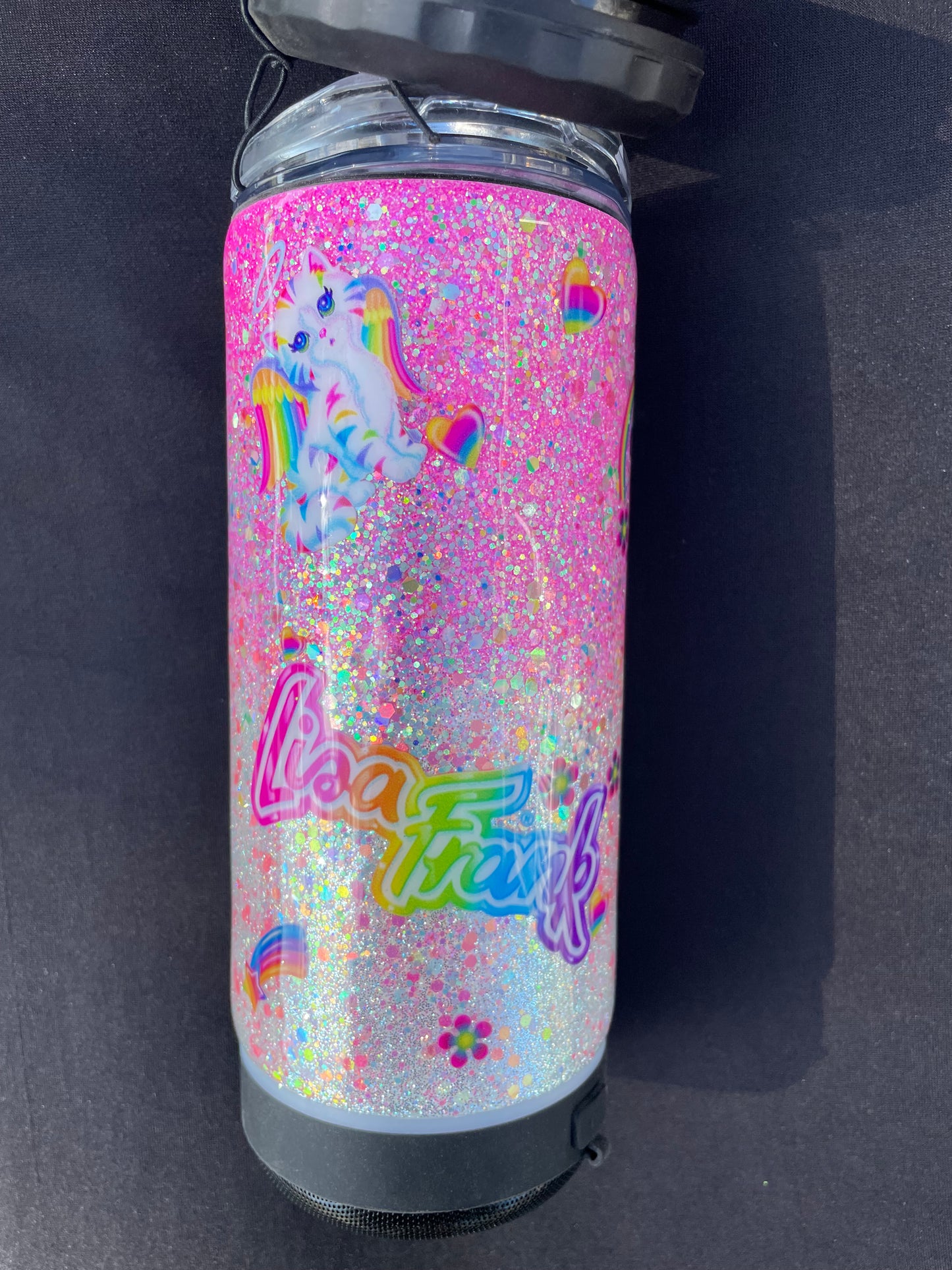 Lisa F ank 16 oz Koozie/ tumbler w/ Bluetooth (B2)