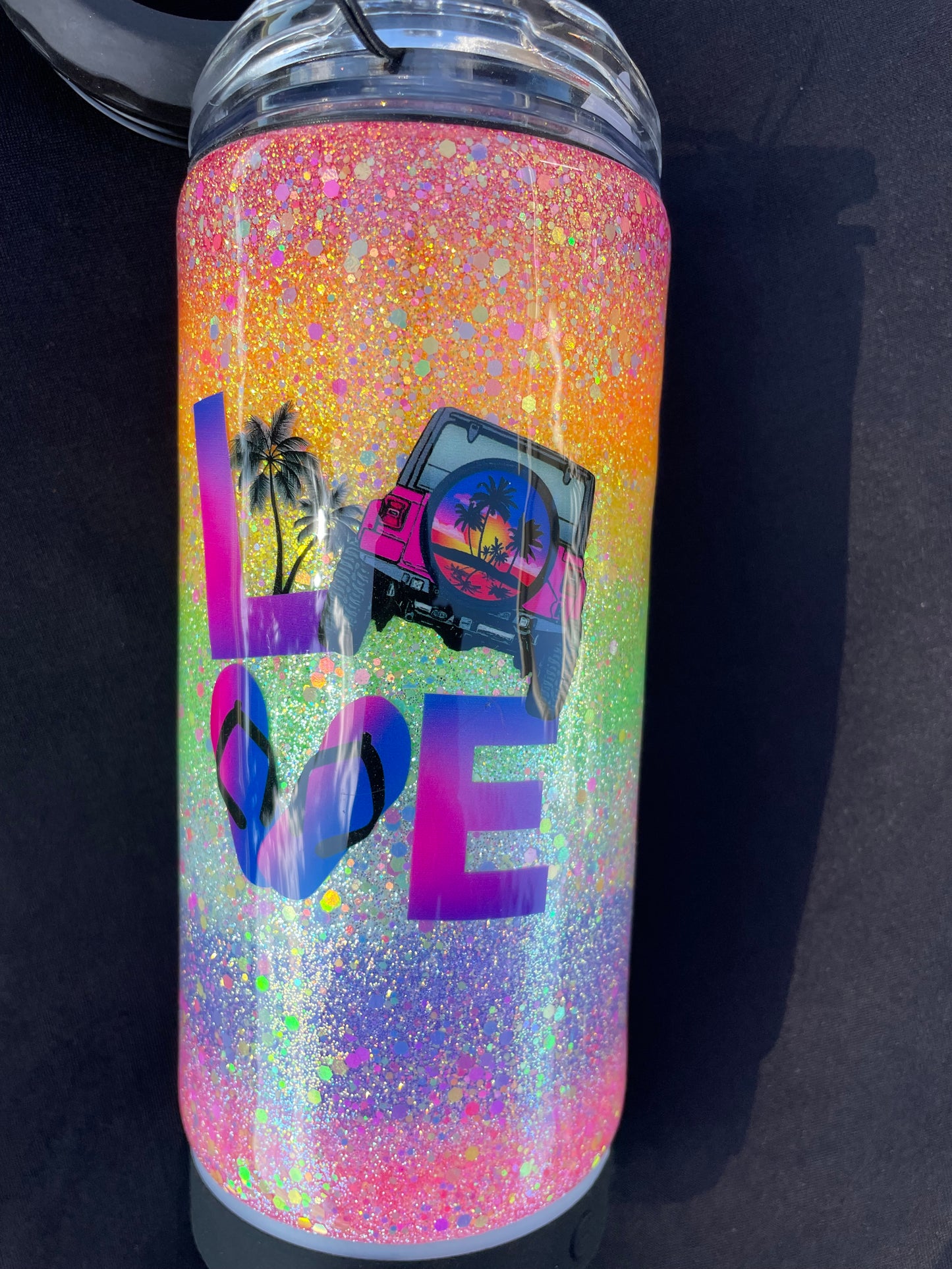 Love Jeep 15 oz Bluetooth Koozie/ Tumbler (B2)