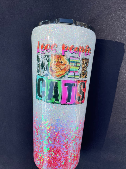 Less People, More Cats 22 Oz