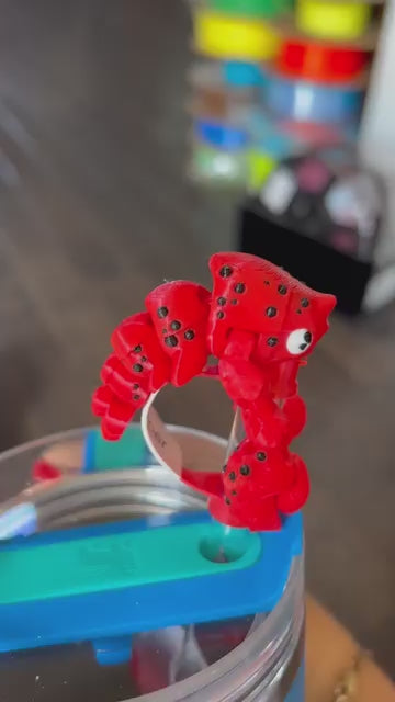 Lobster straw topper