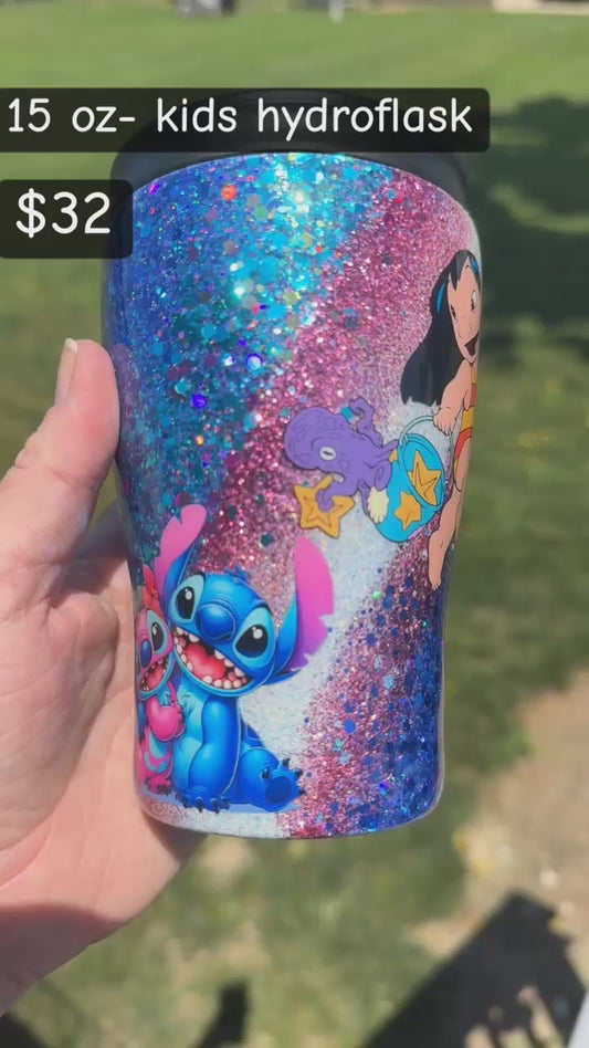 Kids - Blue alien 15 oz Hydroflask
