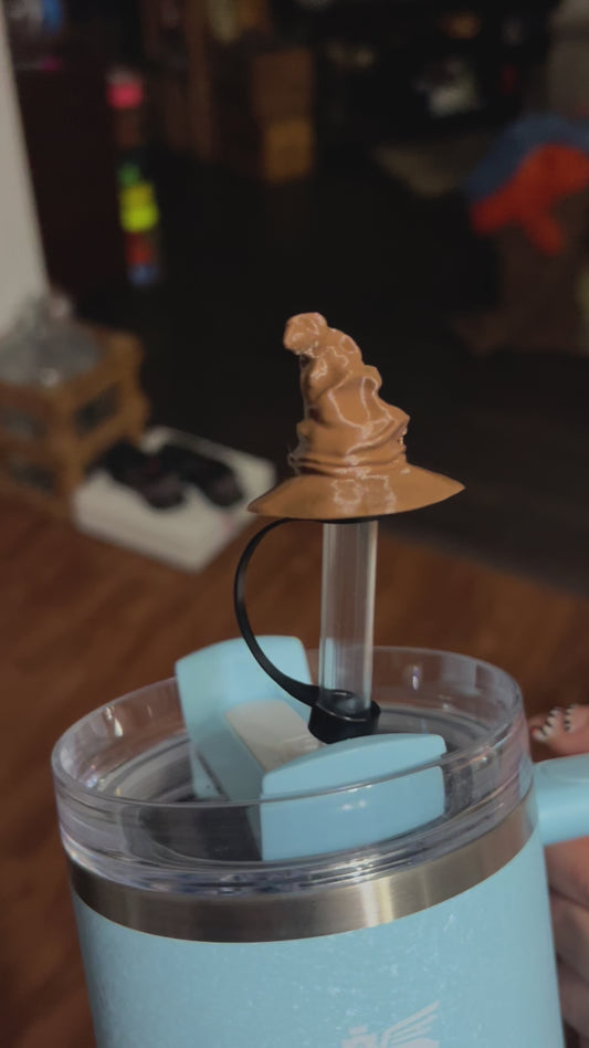 Sorting hat straw topper