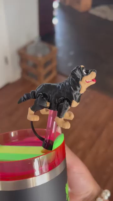 Rottweiler straw topper